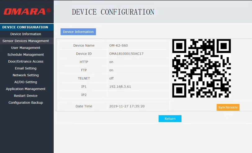 嵌入式機房監(jiān)控軟件英文版設(shè)置界面
